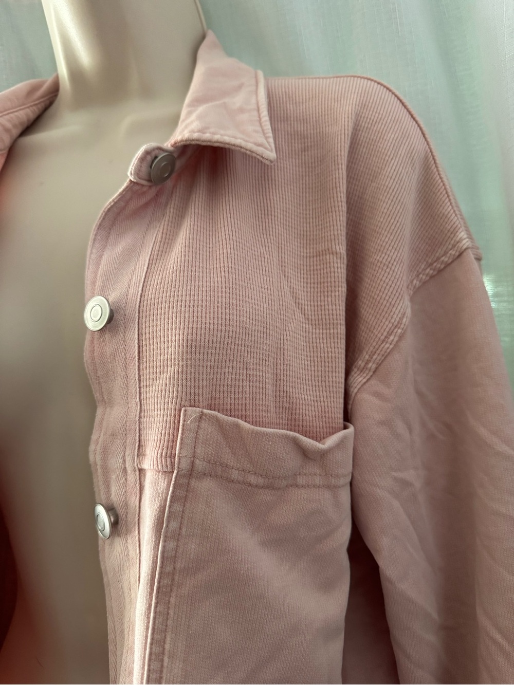 Jane and Delancey Light Pink Utility Jacket - Picture 3 of 5
